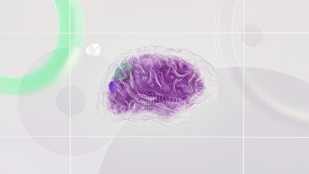 AI brain visualising how the platform discovers new leads. Business Matchmaking Platform